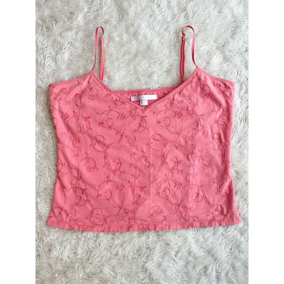Y2K Victorias Secret Embroidered Tank Top - Picture 2 of 12